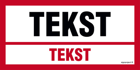 Znak na zamówienie Wzór S-227 na płycie zwykłej