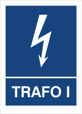 Znak Trafo I na Folii Samoprzylepnej (530-33)