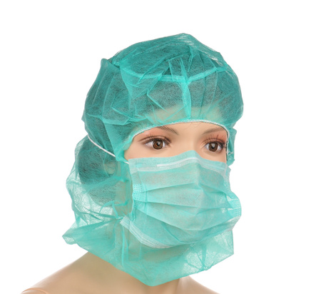 Kaptur Astrocap z maską jednorazowy włóknina pp 100szt