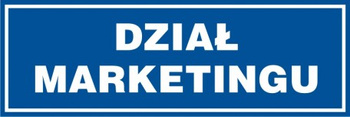 Znak Dział marketingu (PB036)