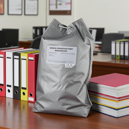 Worek ewakuacyjny niepalny na dokumenty