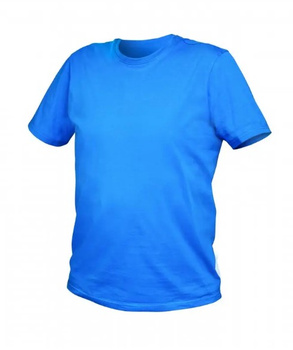 T-shirt koszulka męska bawełniana niebieska Högert VILS