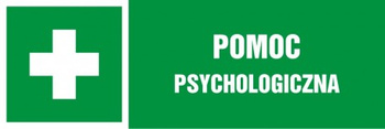 Znak Pomoc psychologiczna na Folii Samoprzylepnej (NA156)