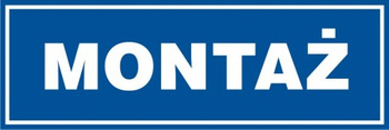 Znak Montaż (PB027)