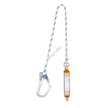 Amortyzator bezpieczeństwa z liną nieregulowaną (zatrzaśnik 1xAJ590) CE202L F1 ABWL A - ASSECURO