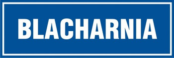 Znak Blacharnia (PB017)