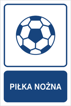 Znak piłka nożna na Folii Samoprzylepnej (823-160)