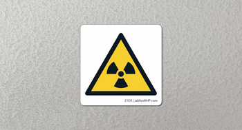 Oznaczenie Uwaga! Materiały radioaktywne (Z101)