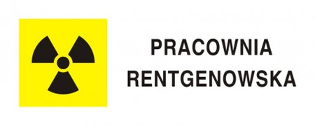 Znak Pracownia rentgenowska na Folii Samoprzylepnej (KA014)