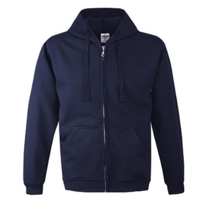 Bluza zapinana z kapturem gramatura różne kolory 280 g/m²