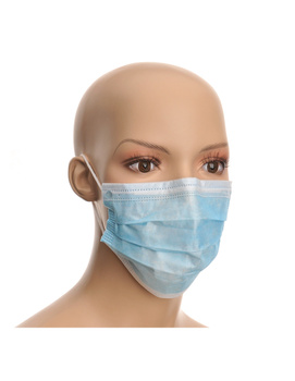 Maseczka jednorazowa włókninowa 3 warstwowa 50szt.