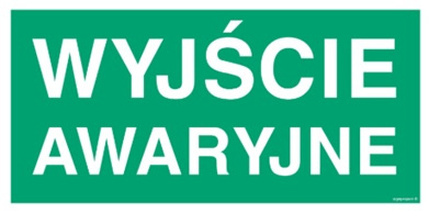 Znak wyjście awaryjne (AC006) Signproject