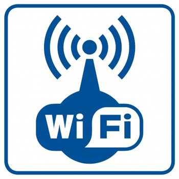 Znak Strefa Wi-Fi na płycie PCV (RA521)