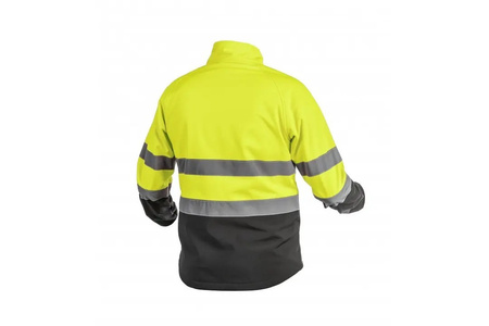 Kurtka ostrzegawcza softshell żółta Högert EXTER
