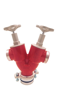 Korpus do stojaka z nogą DN80 2x75 B/BB