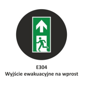 Slajd do projektora LED Wyjście ewakuacyjne (E304) (lightSINGS)