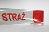 Taśma ostrzegawcza STRAŻ dla straży pożarnej 80mm/100m