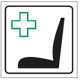 Znak miejsce uprzywilejowane na Folii Samoprzylepnej (702-83)