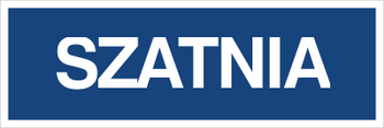 Znak szatnia na Folii Samoprzylepnej (801-06)