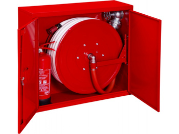 Hydrant wewnętrzny DN33 z miejscem na gaśnicę obok BOXMET LTD