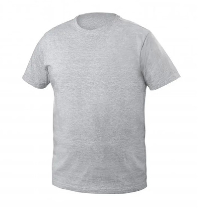 Koszulka szary melanż, T-shirt bawełniany Högert VILS