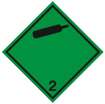 Nalepka gazy niepalne i nietrujące