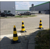 Pachołek drogowy żółto czarny z polietylenu PE 50 cm