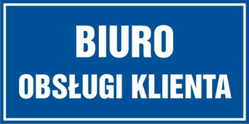 Znak Biuro obsługi klienta (PB072)