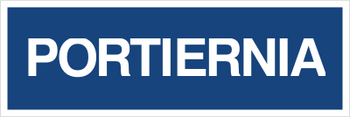 Znak portiernia na płycie PCV (801-23)