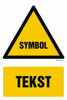 Znak na zamówienie Wzór S-301 na płycie świecącej