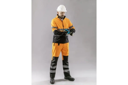 Kurtka ostrzegawcza softshell pomarańczowa Högert EXTER