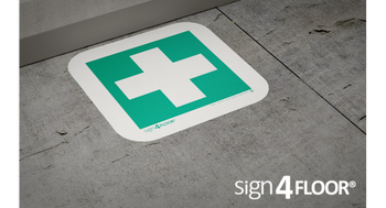 Znak podłogowy Apteczka (E003-F)