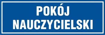 Znak Pokój nauczycielski (PB048)