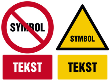 Znak na zamówienie Wzór S-503 na płycie świecącej