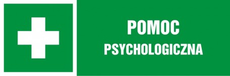 Znak Pomoc psychologiczna płyta zwykła PCV (NA156)
