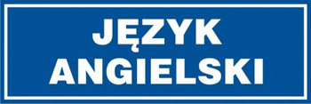 Znak Język angielski (PB147)