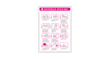 Instrukcja mycia rąk w języku ukraińskim (IN013UA)