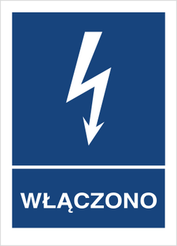 Znak wyłączono na płycie PCV (530-08)