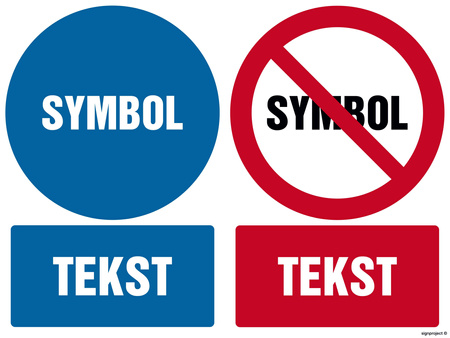 Znak na zamówienie Wzór S-505 na płycie świecącej