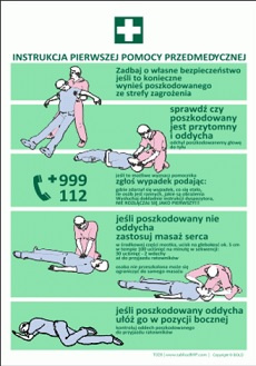 Instrukcja pierwszej pomocy 1000x700 mm (T026)