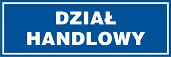 Znak Dział handlowy (PB165)