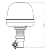 Lampa błyskowa LED 22W (mocowana na trzpień) ALR0069