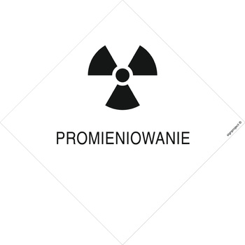 Znak ostrzegawczy do oznakowania środków transportu (KA006)