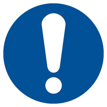 Ogólny znak nakazu na Folii Samoprzylepnej (GJM001)