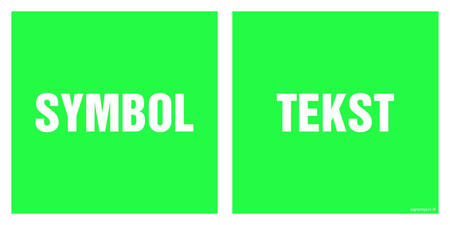 Znak na zamówienie Wzór S-110 na folii samoprzylepnej świecącej