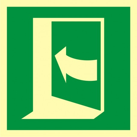 Znak pchać, aby otworzyć drzwi (lewe) (AE022) Signproject
