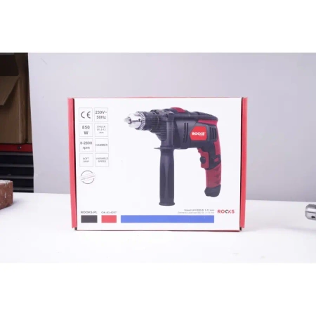 Wiertarka Udarowa 850 W, 1,5-13 Mm ROOKS