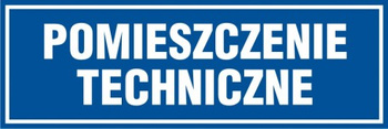 Znak Pomieszczenie techniczne (PB175)