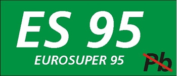 Znak eurosuper 95 na Folii Samoprzylepnej (829-21)