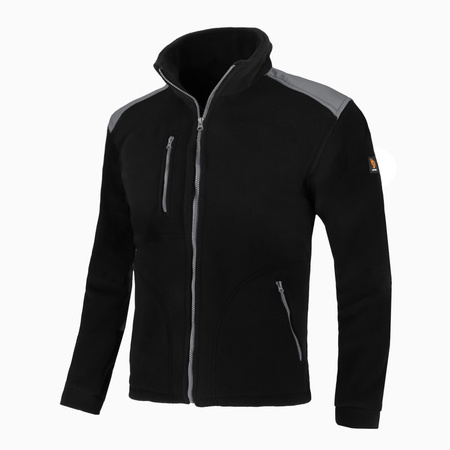 POLAR 350G wzmocniony czarny ze wstawkami szarymi